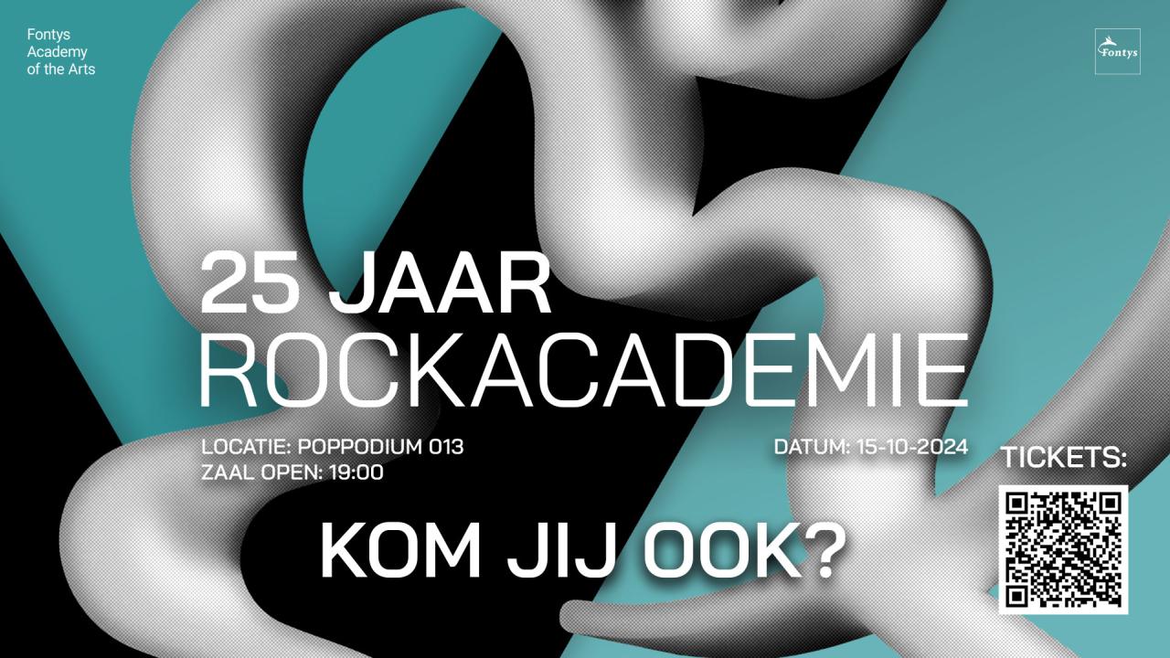 Tip bij de buren! Fontys Rockacademie viert 25-jarig bestaan in Poppodium 013!